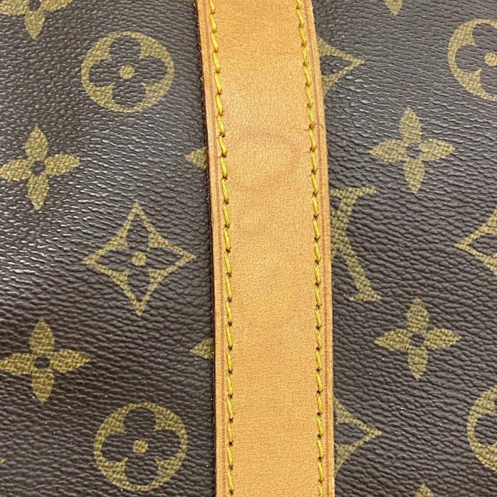 LOUIS VUITTON Brown Monogram Keepall 55 Boston Bag - Picture 10 of 12